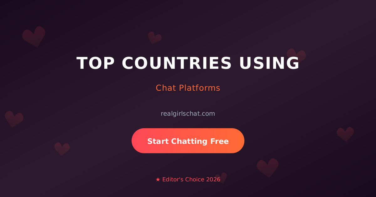 Top Countries Using Chat Platforms in 2026: Usage Patterns by Region